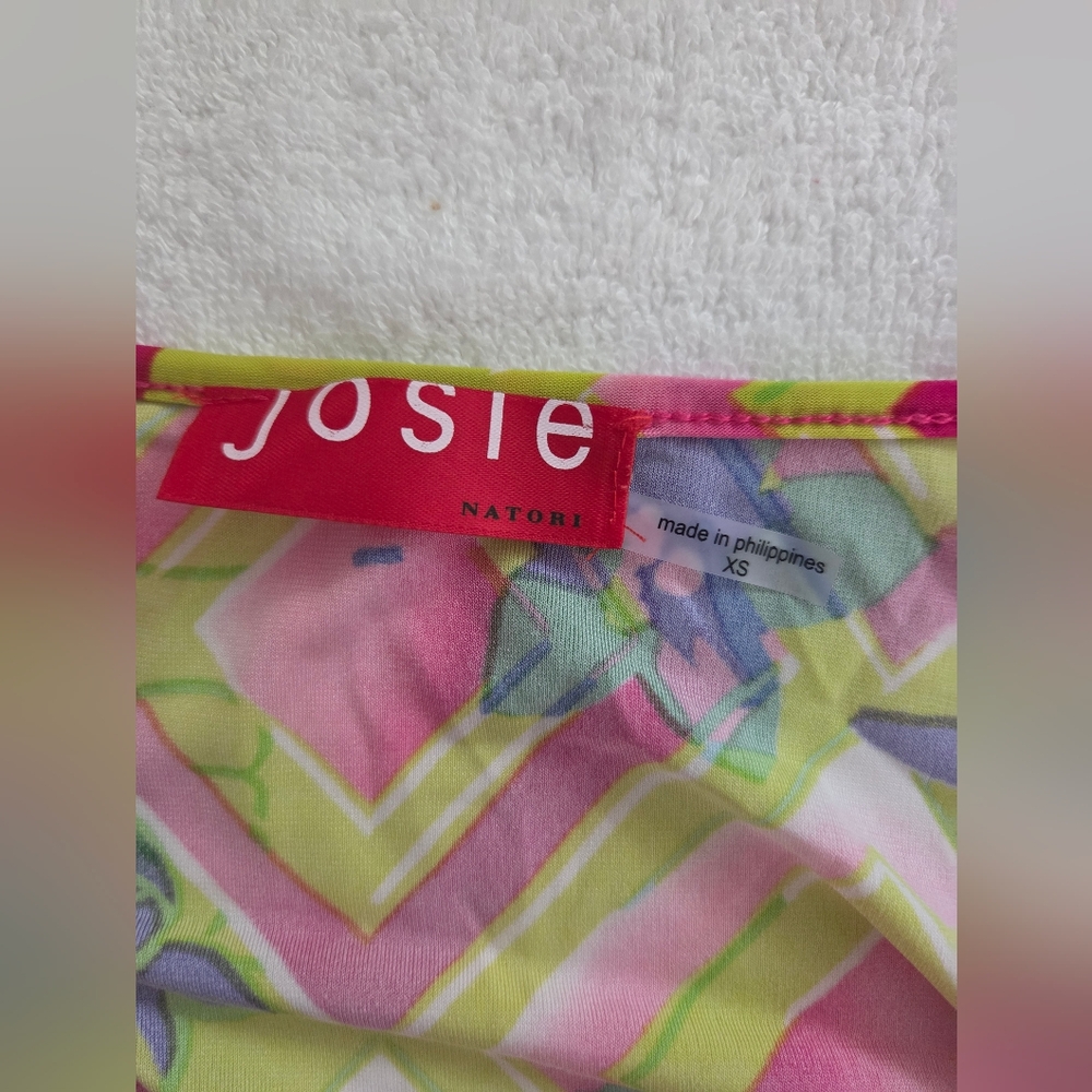 Josie Natori XS  Colorful Pijama Top/buttom - Picture 7 of 14